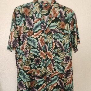 Hawaii Blues Men's Size Medium Button Down Hawaiian Shirt